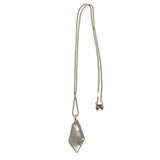 KENDRA SCOTT PENDANT NECKLACE GOLDTONE WHITE
