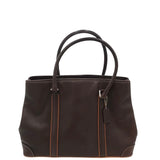 COACH LEATHER SATCHEL HANDBAG BROWN 13”x9”x7”