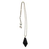 KENDRA SCOTT PENDANT NECKLACE GOLDTONE BLACK