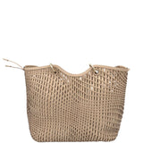 COLE HAAN WOVEN TOTE HANDBAG TAN 13”x11”x7”