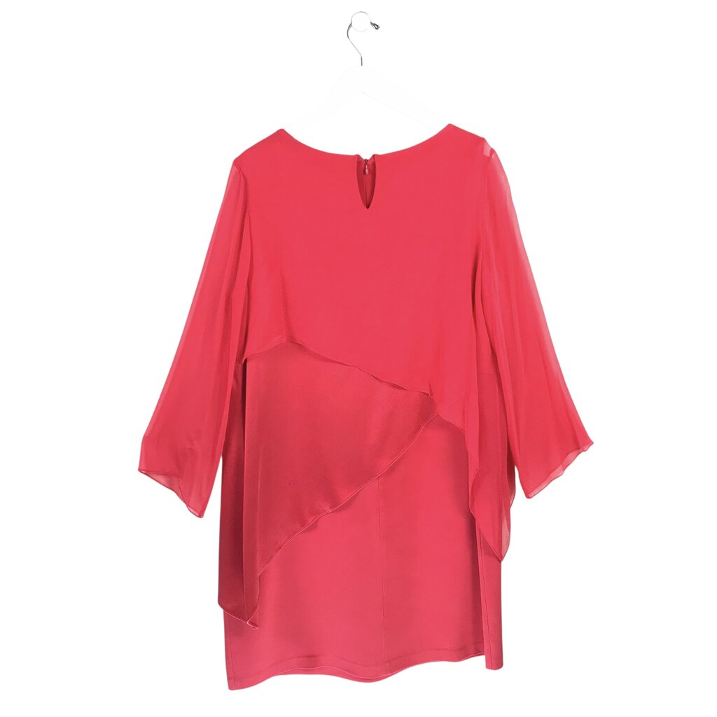 EMMELLE NWT$1398 CAPE DRESS DESIGNER DRESS RED XLARGE