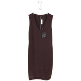 ST JOHN COLLECTION NWT$437 TWEED SLEEVELESS DESIGNER DRESS BROWN 10