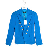 GENERATION LOVE NWT$385 LONG SLEEVE DESIGNER BLAZER BLUE XSMALL