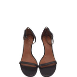 COACH HEEL SANDAL SHOES BLACK 5