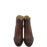 ANKLE BOOTIES BOOTS BROWN 7
