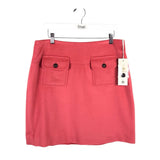 ETCETERA NWT PENCIL WOOL BLEND DESIGNER SKIRT CORAL 10