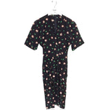 GIORGIO ARMANI VTG SHORT SLEEVE DESIGNER DRESS BLACK GREEN 8