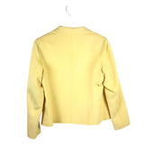ESCADA WOOL BLEND DESIGNER BLAZER YELLOW 14
