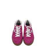 P448 SUEDE LACE UP SNEAKERS SHOES PINK 9