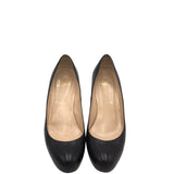 CHRISTIAN LOUBOUTIN SIMPLE PUMPS 70MM LUXE SHOES BLACK 36.5