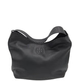TORY BURCH SHOULDER PEBBLE HANDBAG BLACK 15”x11”x5”