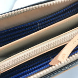 CONSUELA QUILTED WRISTLET WALLET BLACK BROWN