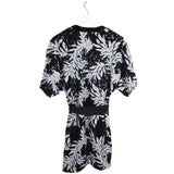 JAY GODFREY SEQUIN SHORT SLEEVE DESIGNER DRESS BLACK WHITE 2