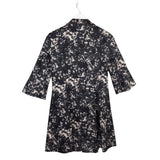 JOSEPH RIBKOFF 3/4 FLARE SLEEVE DESIGNER COAT CREAM BLACK 4