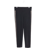 FRANK LYMAN RHINESTONE TRIM DESIGNER PANT BLACK GOLD 8
