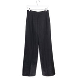 JASON WU TWEED WIDE LEG DESIGNER PANT BLACK 4