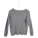 JOIE "NIGHT OWL" LONG SLEEVE DESIGNER SWEATER GREY SMALL