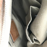 COACH MONGRAM CANVAS HOBO HANDBAG BROWN TAUPE 13”x11”x3”