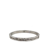 BRIGHTON BANGLE BRACELET SILVERTONE
