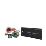 KATE SPADE NWT$148 RHINESTONES STMT RING MULTI 6.5