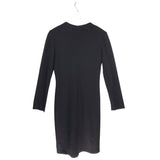ST JOHN LONG SLEEVE DESIGNER DRESS BLACK 10