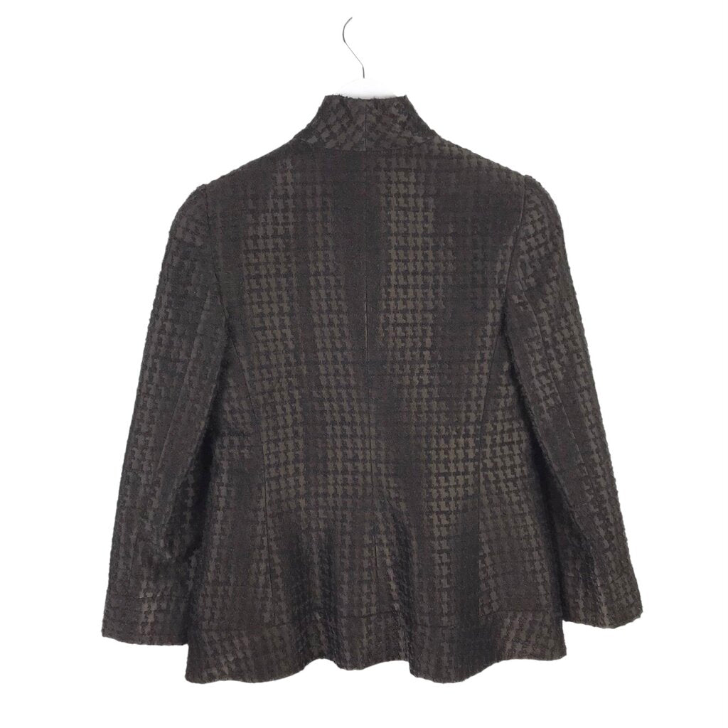 ARMANI COLLEZIONI LONG SLEEVE DESIGNER BLAZER BROWN 6