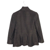 ARMANI COLLEZIONI LONG SLEEVE DESIGNER BLAZER BROWN 6