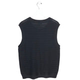 BANANA REPUBLIC NWT$80 KNIT MEN VEST BLACK LARGE
