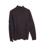BANANA REPUBLIC WOOL TURTLENECK MEN SWEATER BROWN XLARGE