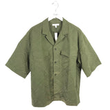 BANANA REPUBLIC NWT$140 SHORT SLEEVE MEN SHIRT GREEN LARGE