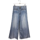 ZIMMERMANN RET$650 WIDE LEG DESIGNER JEANS BLUE 30