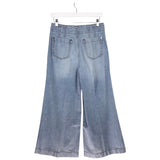 ZIMMERMANN RET$650 WIDE LEG DESIGNER JEANS BLUE 30