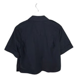TORY BURCH NWT$298 SHORT SLEEVE DESIGNER BLOUSE BLACK 6