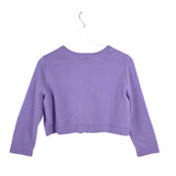CARLISLE 100% CASHMERE BUTTON CARDIGAN PURPLE MEDIUM