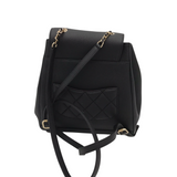 CHANEL 2019 CAVIAR BUSINESS AFFINITY BACKPACK LUXE HANDBAG BLACK 9x9x5