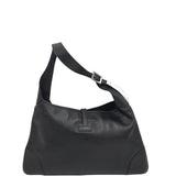 GUCCI LEATHER JACKIE SHOULDER LUXE HANDBAG BLACK 13”x8”x0”