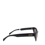 MOSCHINO CAT-EYE STUD ACCENT w/CASE LUXE SUNGLASSES BLACK