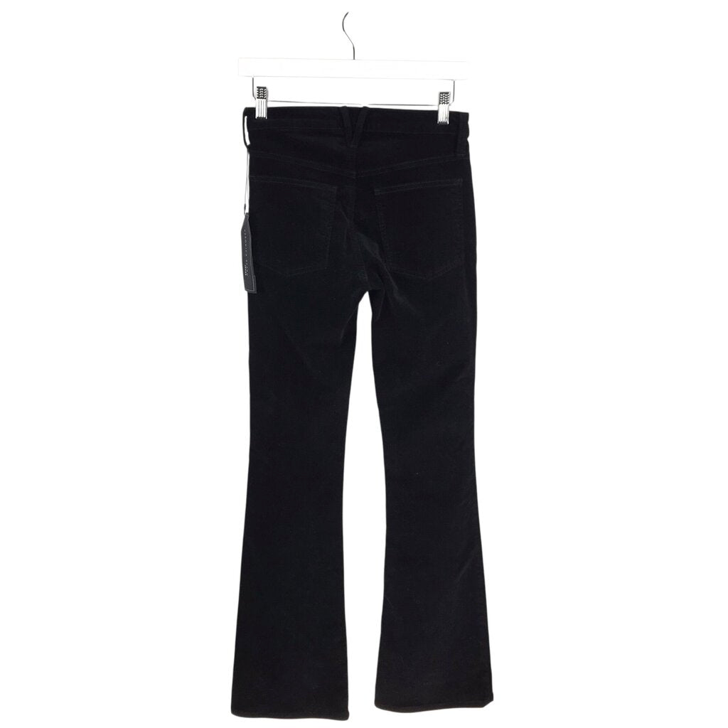 VERONICA BEARD NWT$248 VELOUR SKINNY FLARE DESIGNER PANT BLACK 24