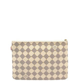 LOUIS VUITTON CITY POUCH DAMIER AZUR LUXE ACCESSORIES BEIGE 9x6.5x.5