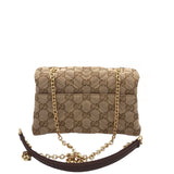 GUCCU RET$1900 GG MARMONT MINI SHOULDER LUXE HANDBAG BEIGE 7.3x4.5x2.5