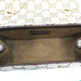 GUCCU RET$1900 GG MARMONT MINI SHOULDER LUXE HANDBAG BEIGE 7.3x4.5x2.5