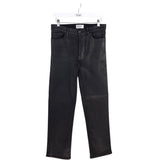FRAME STRAIGHT LEG DESIGNER JEANS BLACK 29