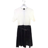TED BAKER SHORT SLEEVE DESIGNER DRESS WHITE BLACK 2