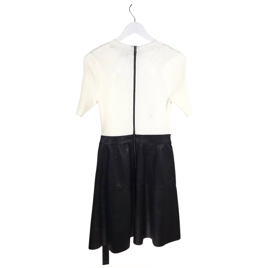 TED BAKER SHORT SLEEVE DESIGNER DRESS WHITE BLACK 2