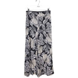 JOSEPH RIBKOFF WIDE LEG DESIGNER PANT BLACK WHITE 4
