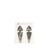 KENDRA SCOTT STMT DROP EARRINGS SILVER