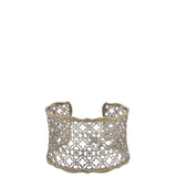 KENDRA SCOTT FILIGREE CUFF BRACELET SILVERTONE GOLDTONE