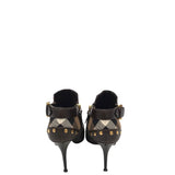 BURBERRY POINTED-TOE STILETTO ANKLE BOOTIES LUXE SHOES BROWN 39
