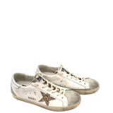 GOLDEN GOOSE RET$595 SUPER-STAR LOW TOP SNEAKERS LUXE SHOES WHITE 40