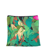 GUCCI TROPICAL LEAF/PALM SILK SCARF LUXE ACCESSORIES GREEN 34x35